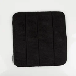 Outdoor Sitzkissen Elba uni meliert Struktur grau 39x39x1cm