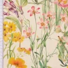 Outdoorstoff Dralon Digitaldruck Wildflower Sunny Field Feldblumen ecru bunt 1,40m Breite