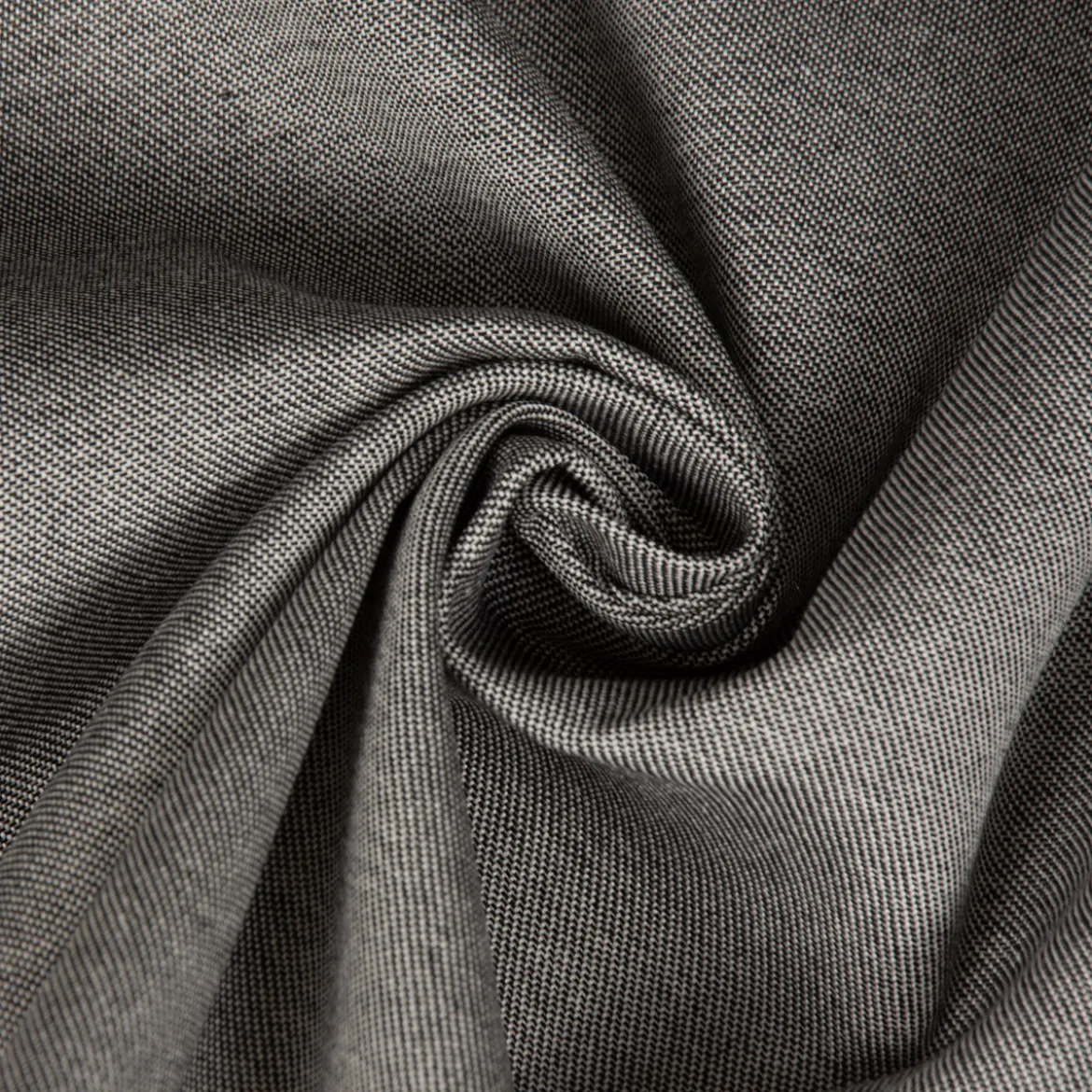 Outdoorstoff Dralon Jacquard Teflonbeschichtung schwarz grau wollweiß meliert 1,40m Breite