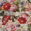 Outdoorstoff Dralon Teflonbeschichtung Flowers Painting Blumen Schmetterlinge bunt 1,40m Breite