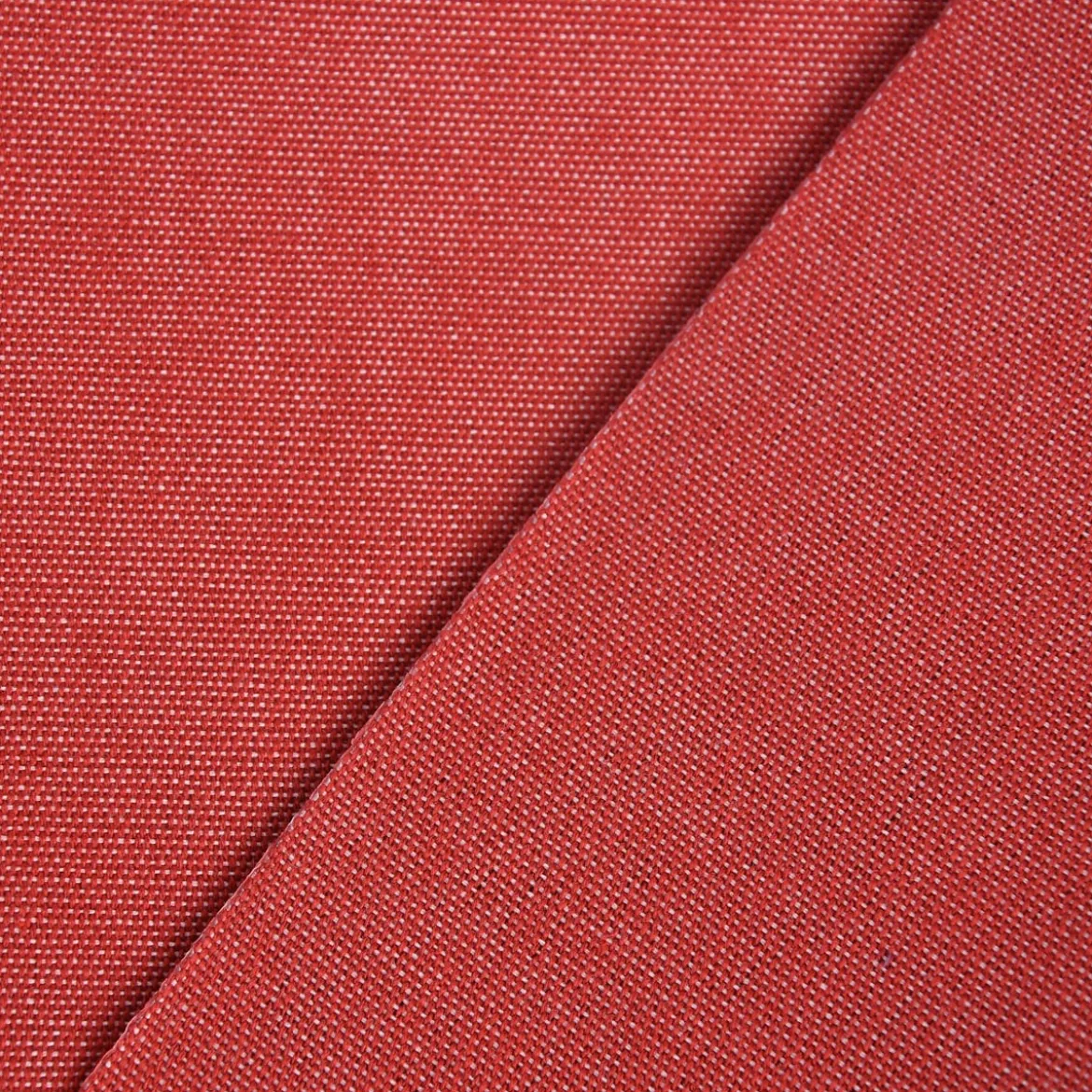 Outdoorstoff Markisenstoff Gartenmöbelstoff Toldo Struktur rot creme 160cm