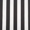 Outdoorstoff Markisenstoff Gartenmöbelstoff Toldo Teflonausrüstung Streifen schwarz weiß in 160cm Breite