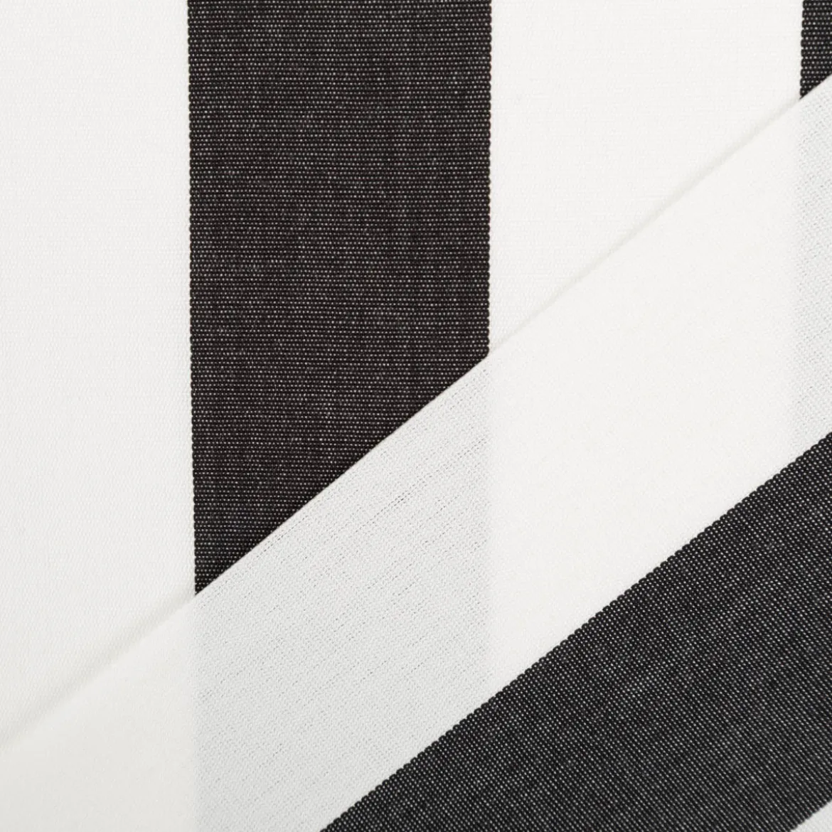 Outdoorstoff Markisenstoff Gartenmöbelstoff Toldo Teflonausrüstung Streifen schwarz weiß in 160cm Breite
