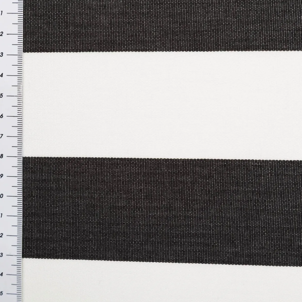 Outdoorstoff Markisenstoff Gartenmöbelstoff Toldo Teflonausrüstung Streifen schwarz weiß in 160cm Breite