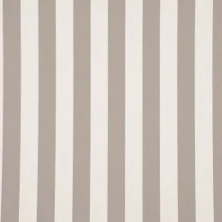Outdoorstoff Markisenstoff Gartenmöbelstoff Toldo gestreift grau weiß 1,60m Breite