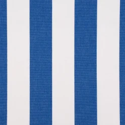 Outdoorstoff Markisenstoff Gartenmöbelstoff Toldo gestreift blau weiß 1,60m Breite
