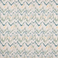 Outdoorstoff polsterfähig Avalak Ibiza Batik ecru grün blau gelb 1,60m Breite