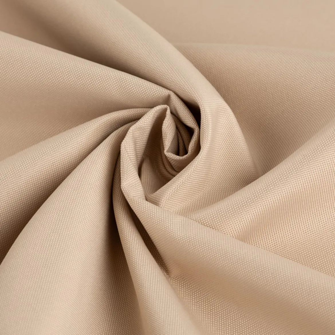 Outdoor Stoff Waterproof wasserdicht Polyester uni beige 1,45m Breite