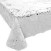 Outdoor Tischdecke Häkelspitze Amira weiß 152x228cm