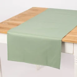 Outdoor Tischläufer einfarbig grün 45x150cm