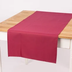 Outdoor Tischläufer einfarbig cassis 45x150cm