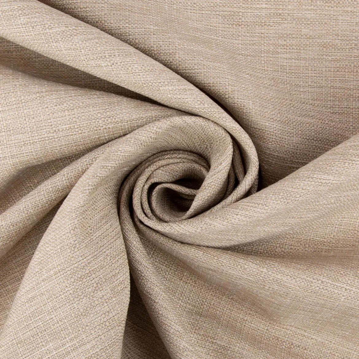 Outdoor Vorhang Olefina mit Smok-Schlaufenband beige in 245cm oder Wunschlänge von SCHÖNER LEBEN.