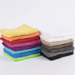 [Paket] 12er Set Gästehandtücher 30x50cm Qualitätsfrottee 100% Baumwolle 500g/qm einfarbig
