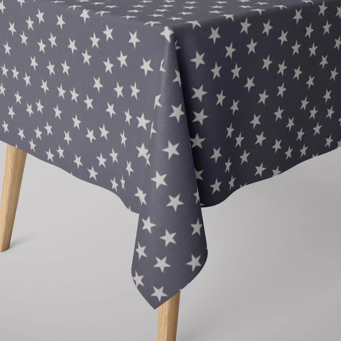 Panama Dekostoff Baumwollstoff Little Star Twilight Sterne blau weiß 140cm Breite