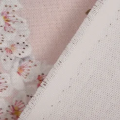 Panama Dekostoff Baumwollstoff Almond Blossom Mandelblütenzweige rosa 140cm Breite