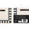 Papierservietten 33x33cm schwarz beige mit Goldrand 2lagig 12 Stück