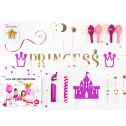 Party Dekoset Prinzessin für 6 Personen
