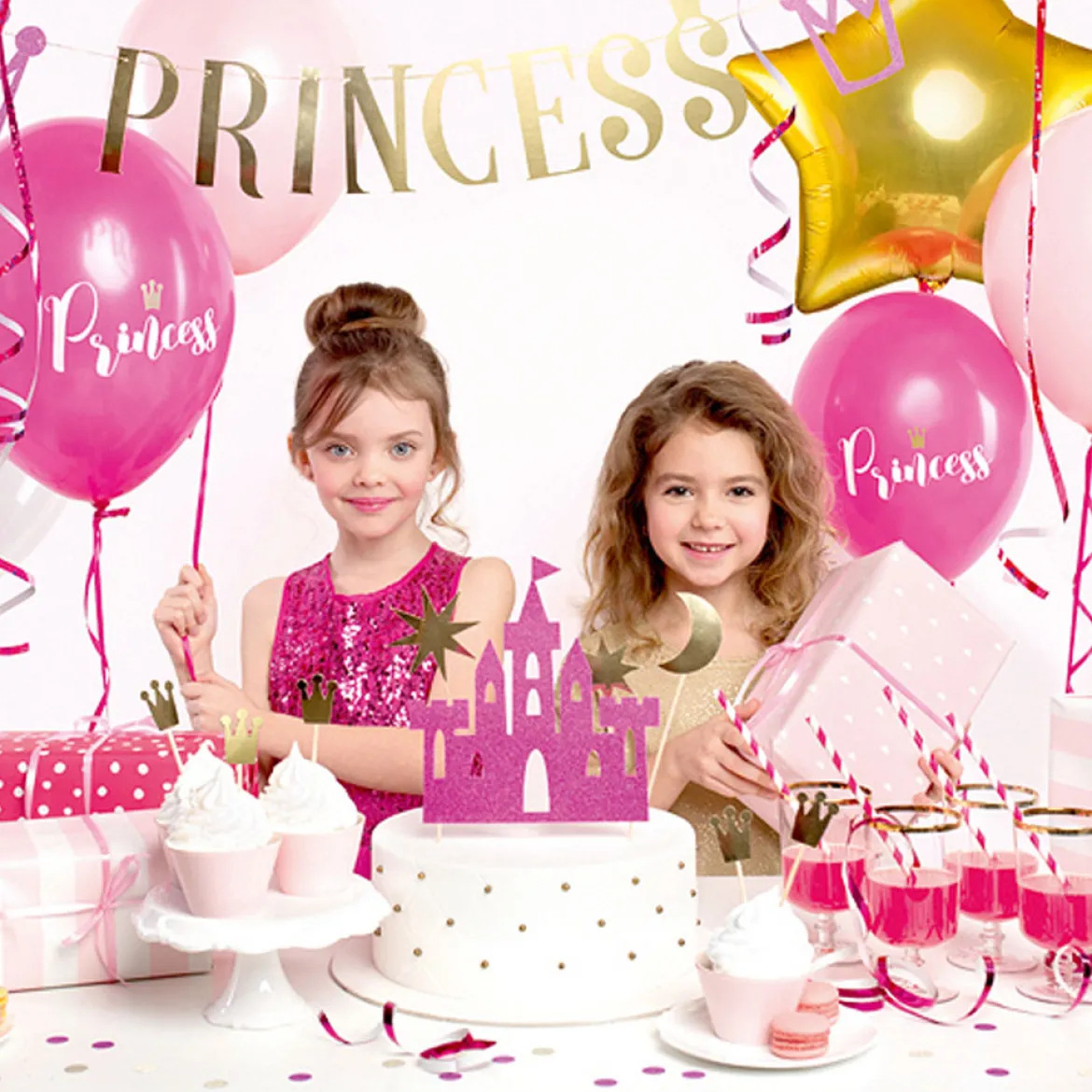 Party Dekoset Prinzessin für 6 Personen