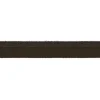 Paspelband Gummipaspel elastisch schimmernd Meterware dunkelbraun Breite: 1cm