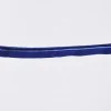 Paspelband Gummipaspel elastisch schimmernd Meterware kobalt blau Breite: 1cm