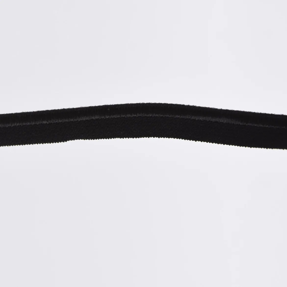 Paspelband Gummipaspel elastisch schimmernd Meterware schwarz Breite: 1cm