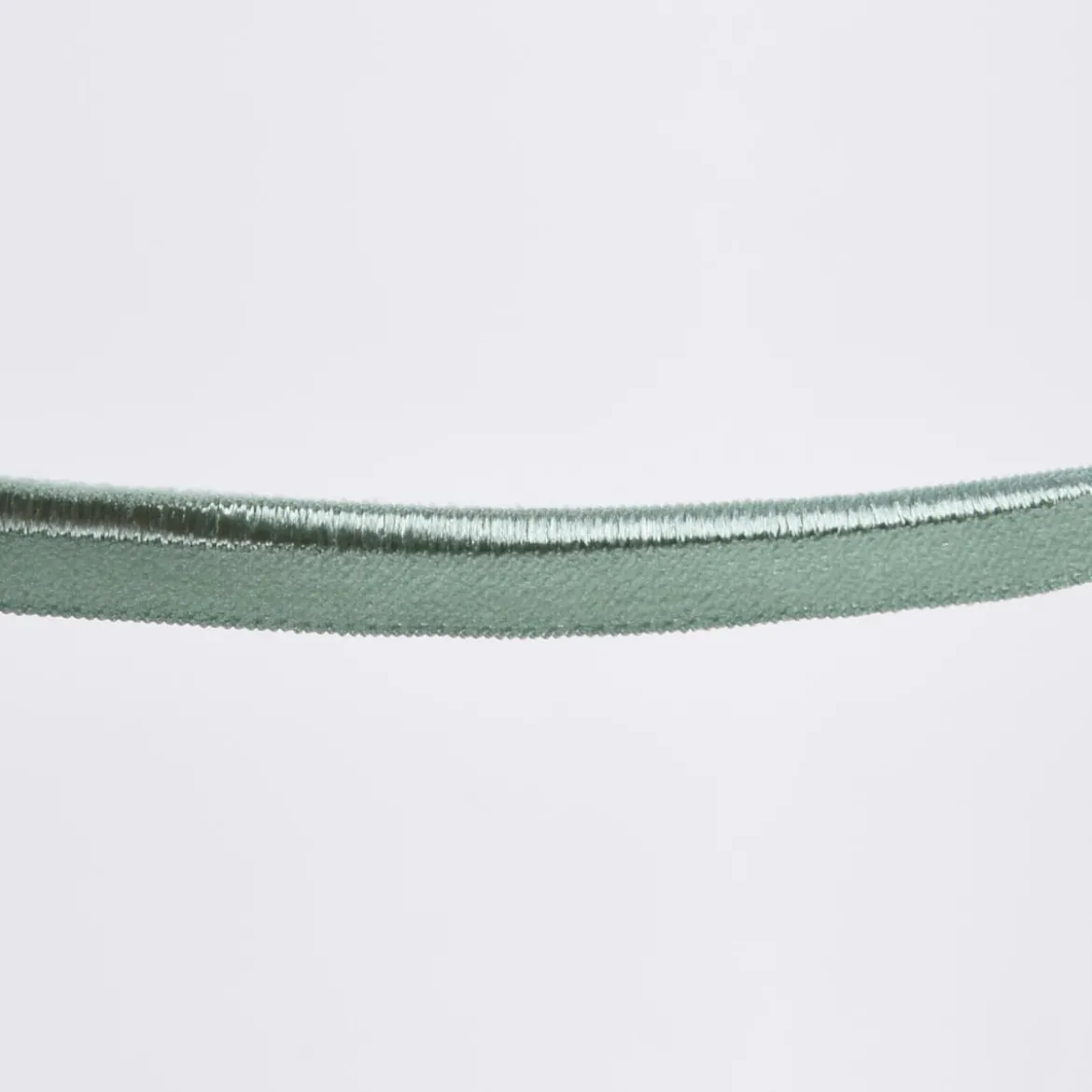 Paspelband Gummipaspel elastisch schimmernd Meterware mint Breite: 1cm