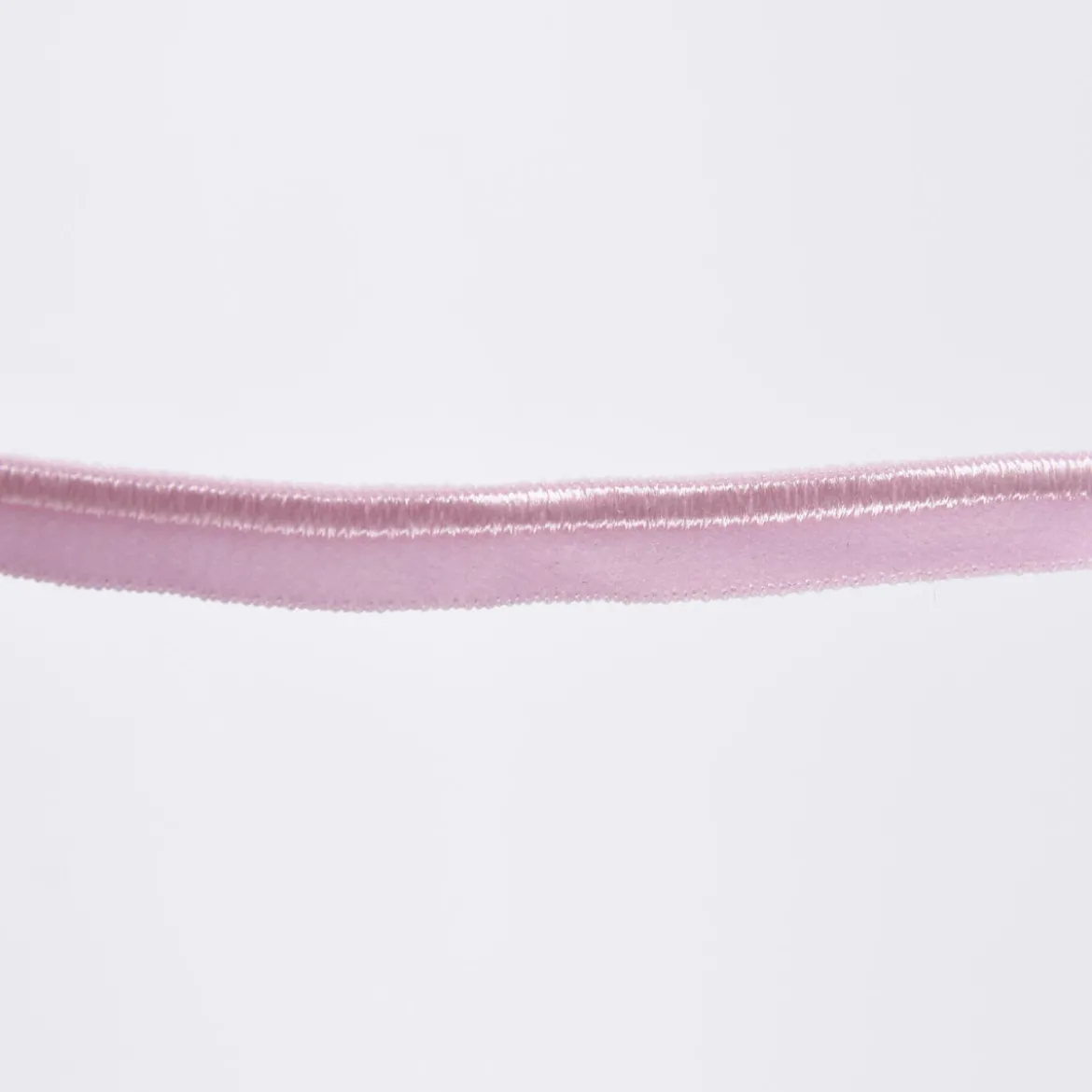 Paspelband Gummipaspel elastisch schimmernd Meterware rosa Breite: 1cm