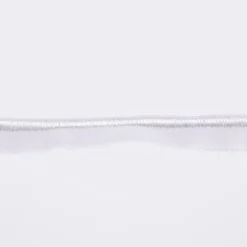 Paspelband Gummipaspel elastisch schimmernd Meterware weiß Breite: 1cm