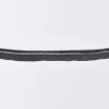 Paspelband Gummipaspel elastisch schimmernd Meterware grau Breite: 1cm