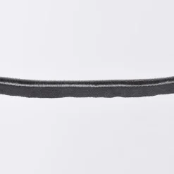 Paspelband Gummipaspel elastisch schimmernd Meterware grau Breite: 1cm