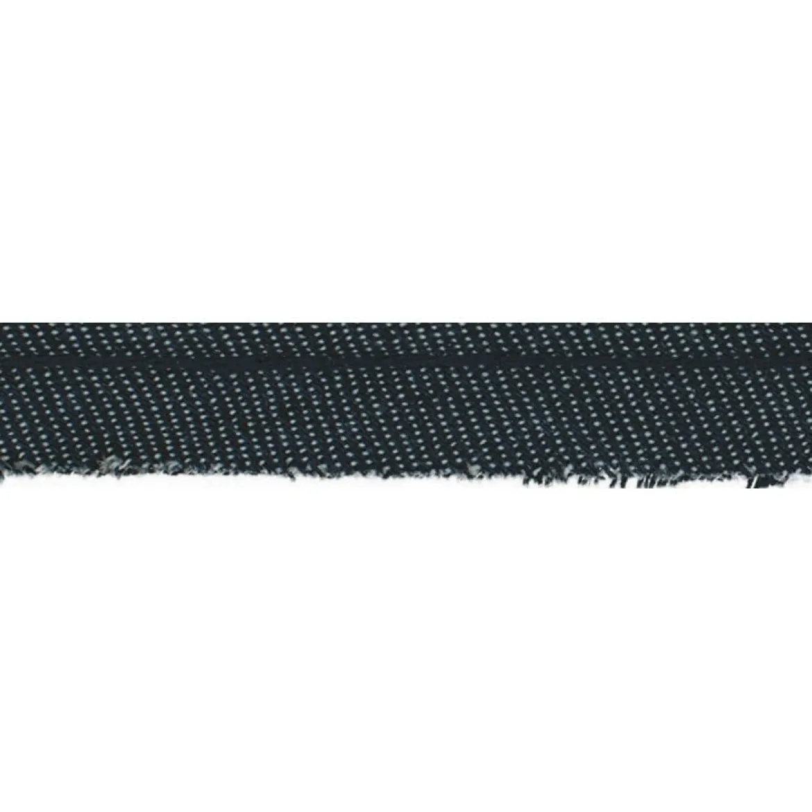 Paspelband Jeans Meterware marine blau Breite: 1cm