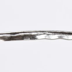 Paspelband Kunstleder silberfarbig Meterware Breite: 1cm