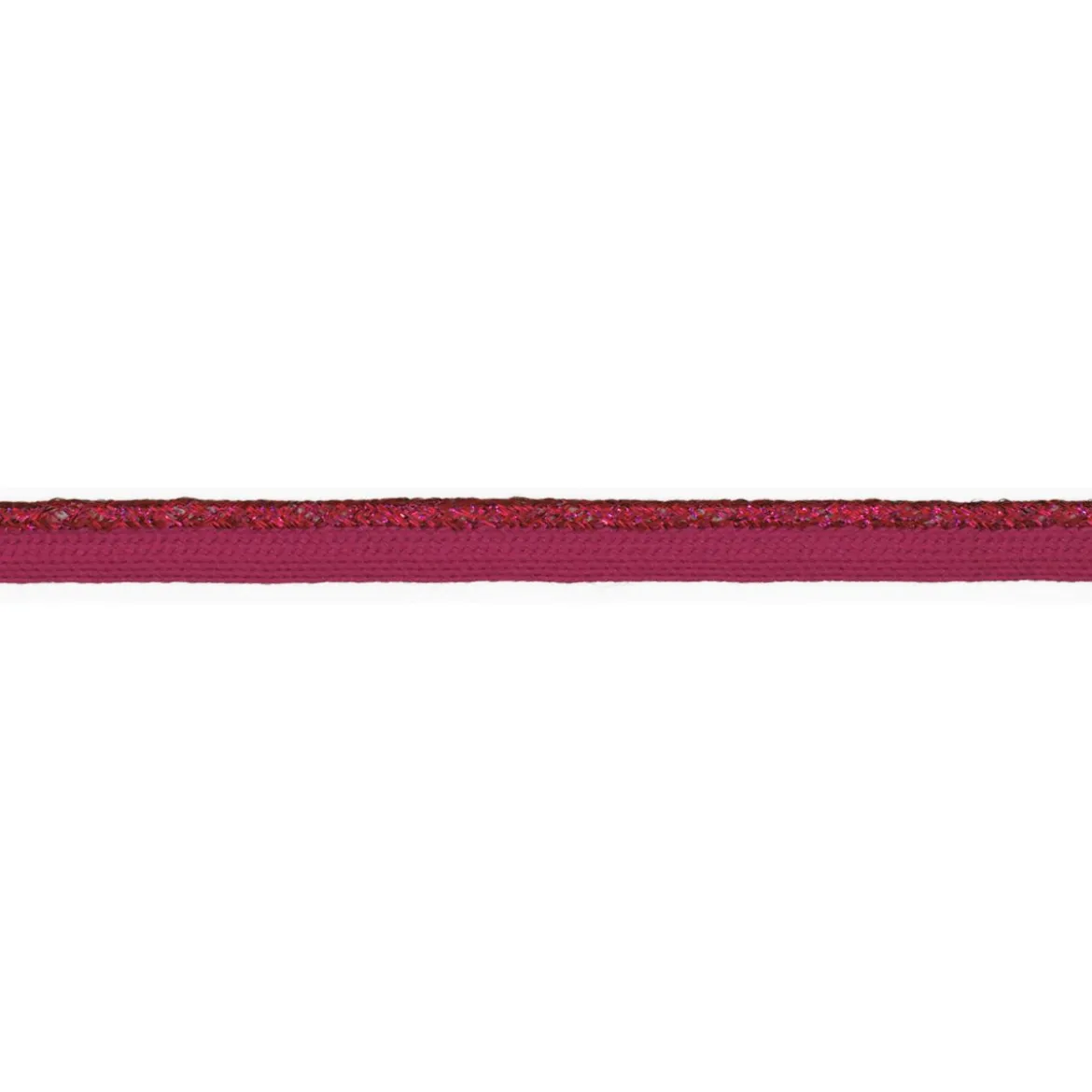 Paspelband Lurex Glitzer Meterware pink Breite: 1cm
