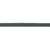 Paspelband Lurex Glitzer Meterware grau Breite: 1cm