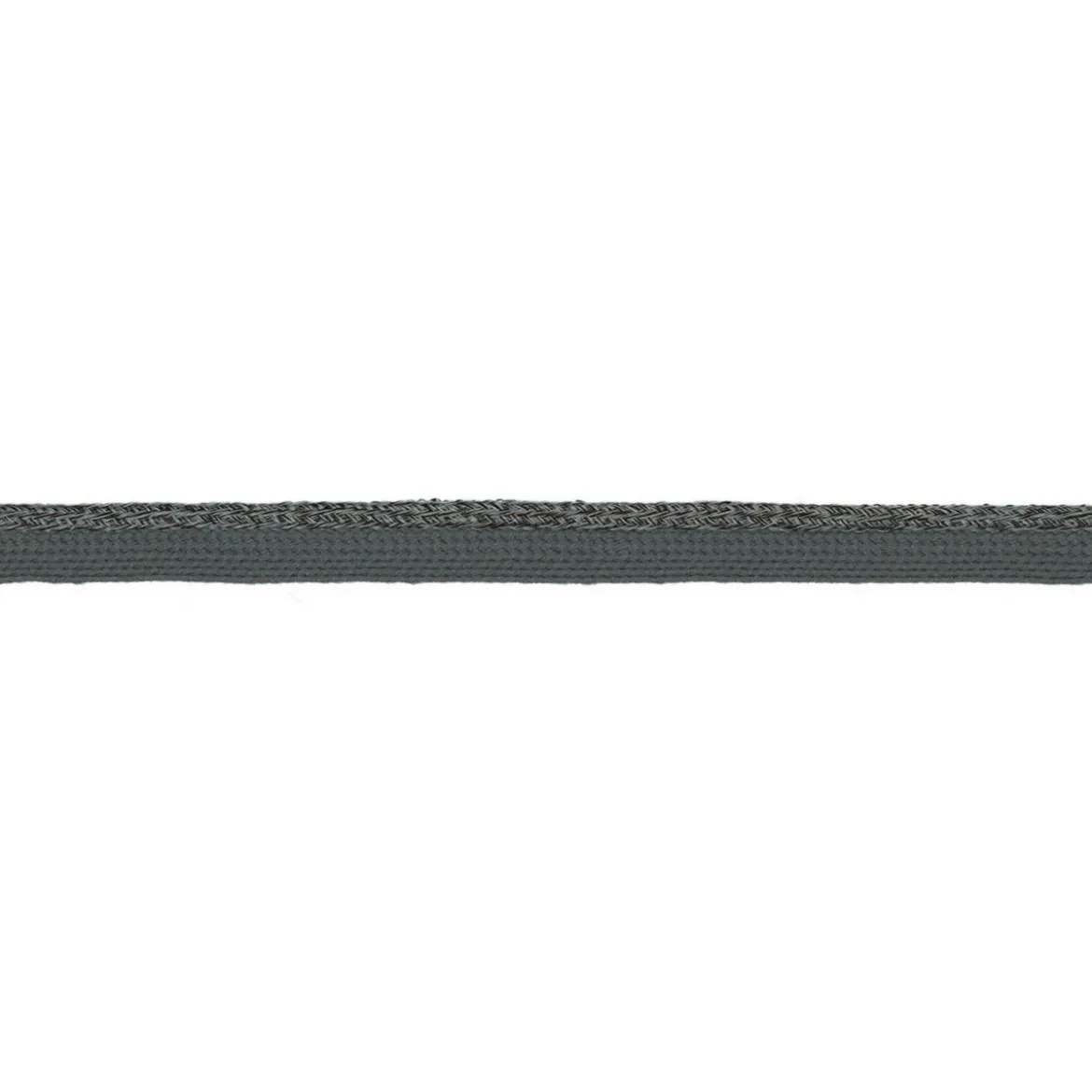 Paspelband Lurex Glitzer Meterware grau Breite: 1cm