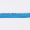 Paspelband Polyester aqua blau Glitzer Lurex Breite: 1cm