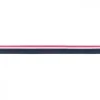 Paspelband Polyester Trio 3fach dunkelblau weiß pink Breite: 1,7cm