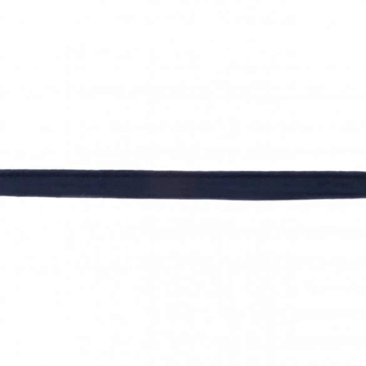 Paspelband Velourleder-Optik dunkelblau Meterware Breite: 1cm