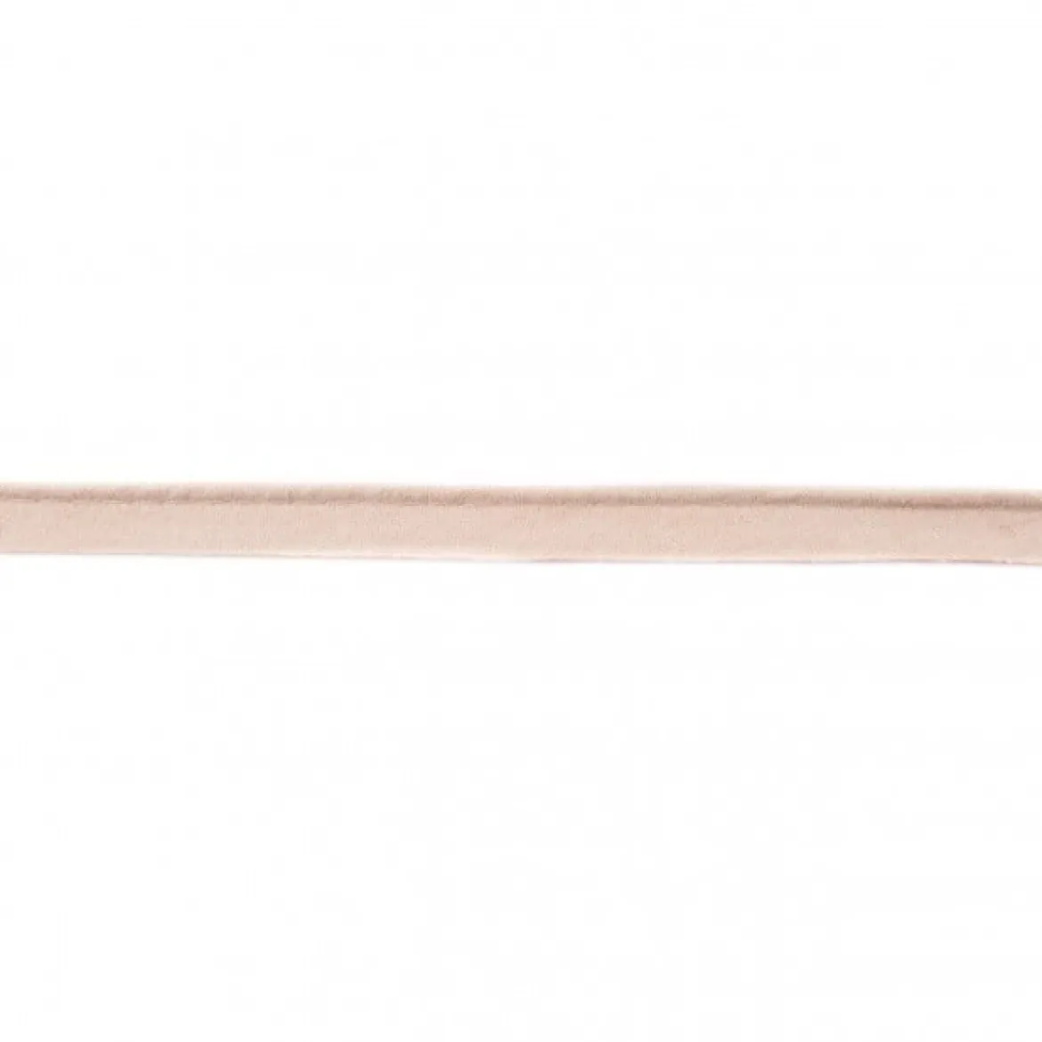 Paspelband Velourleder-Optik sand Meterware Breite: 1cm