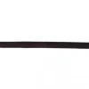 Paspelband Velourleder-Optik schwarz Meterware Breite: 1cm