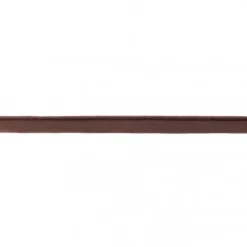 Paspelband Velourleder-Optik dunkelbraun Meterware Breite: 1cm