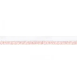 Paspelband zweifarbig Meterware weiß rosa Breite: 1cm