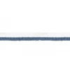 Paspelband zweifarbig Meterware weiß jeansblau Breite: 1cm