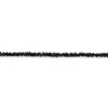 Perlenband Zierband mit Perlen schwarz 0,5cm Breite