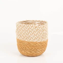 Pflanzkorb 3er Set aus Jute und Hogla von Boltze