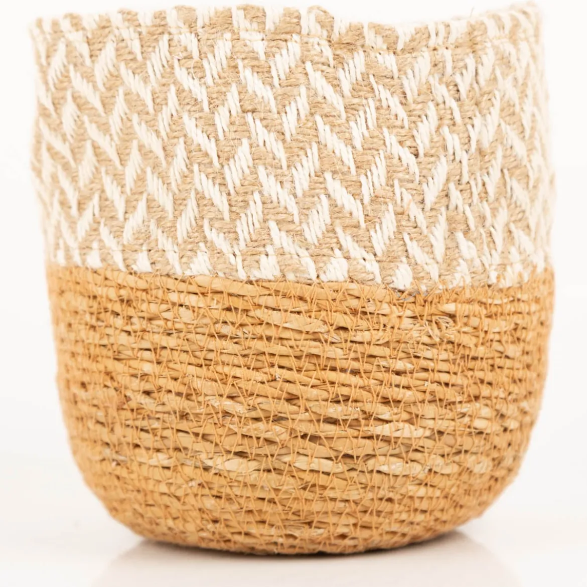Pflanzkorb 3er Set aus Jute und Hogla von Boltze