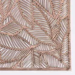 Platzset Blätter perforiert Kunststoff bronze 30x45cm