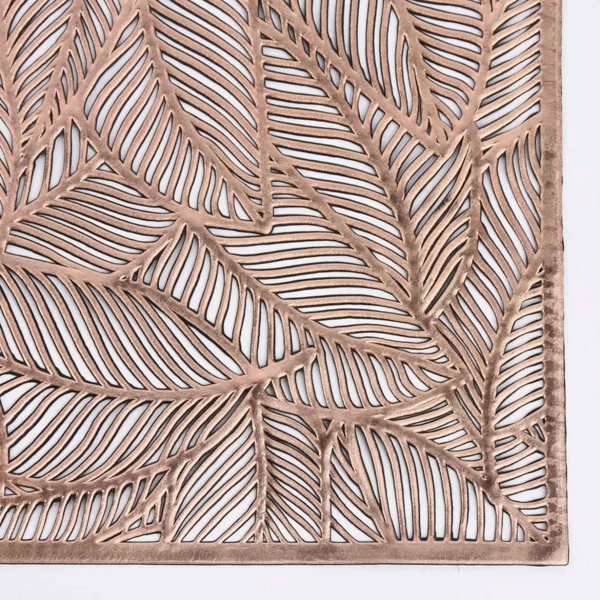 Platzset Blätter perforiert Kunststoff bronze 30x45cm