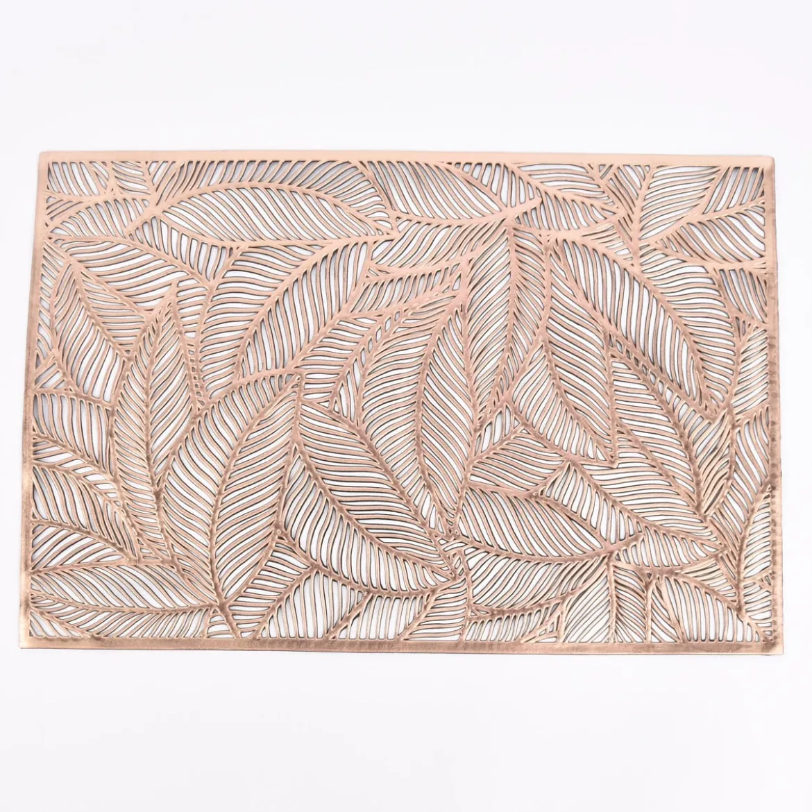 Platzset Blätter perforiert Kunststoff bronze 30x45cm
