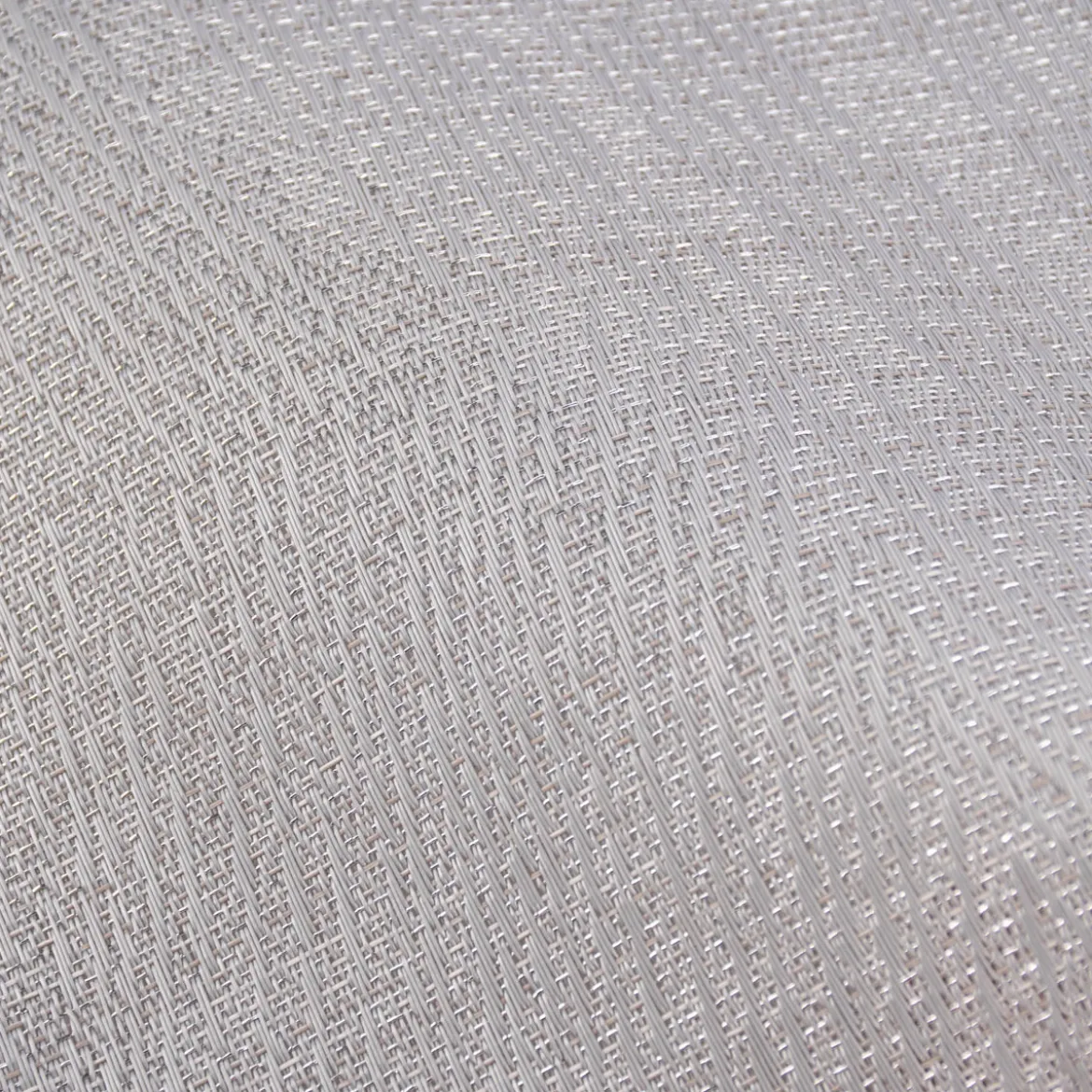 Platzset eckig silberfarbig Polyester 30x45cm